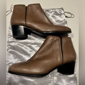 Giuseppe Zanotti Brown Italian Leather Ankle Boots EU: 40 US 9.5/10